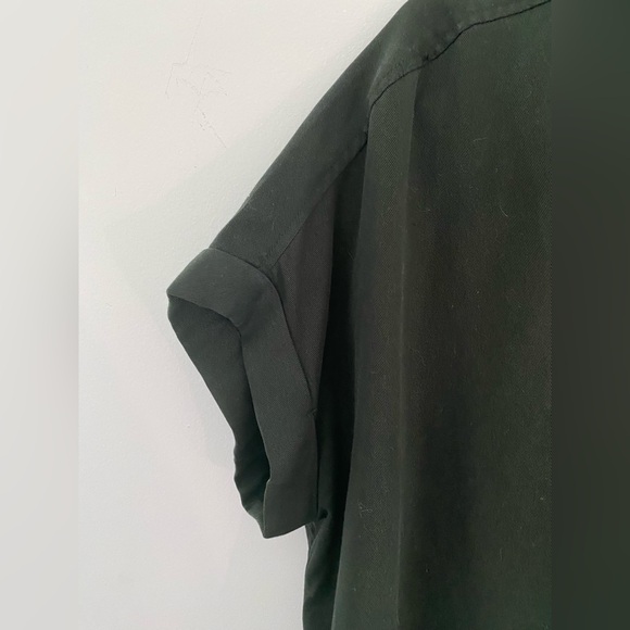 Daily Ritual | Women's Tencel Oversized Short-Sleeve Button-Front Shirt - Picture 9 of 11